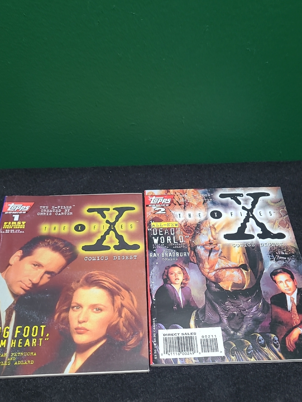 Topps Comics The X-Files Comic Lot Issue #1 & #2